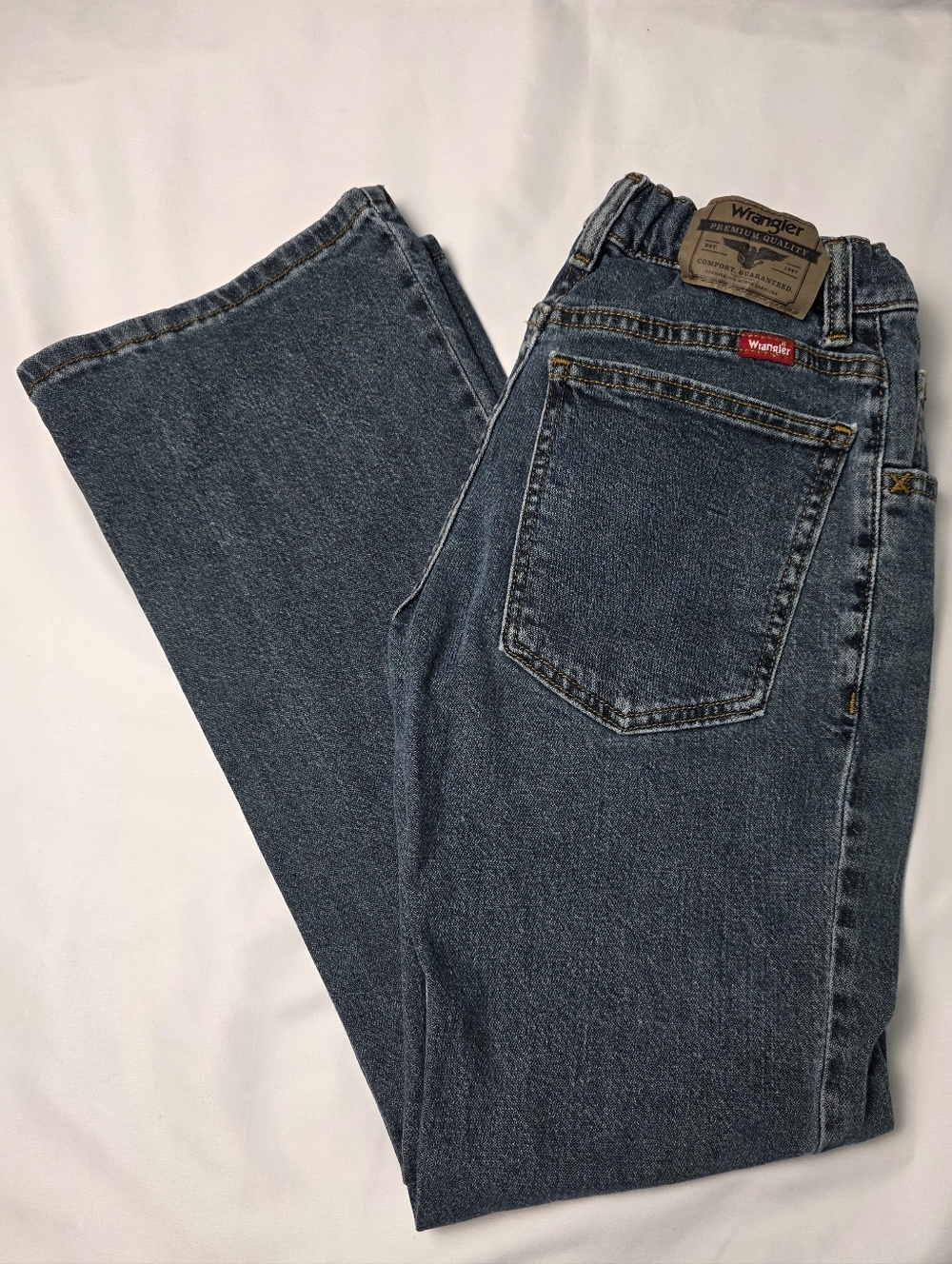 Wrangler Boys 14 Adjustable Stretch Relaxed Fit Jeans